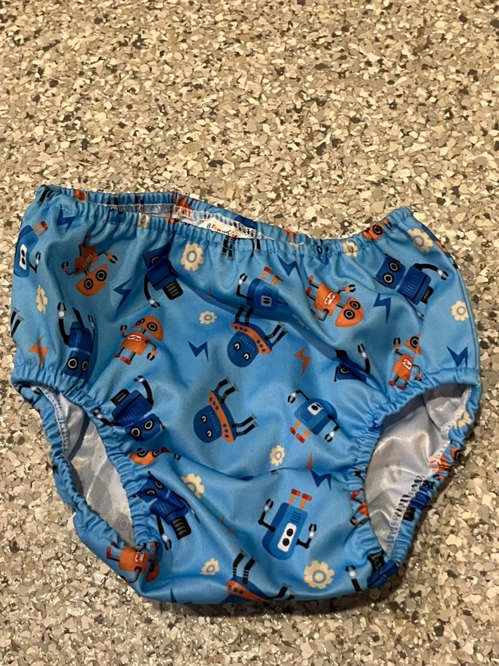 NWOT 3T Reusable Kids Diaper Cover - Ocean Whale Print - Blue NWOT